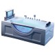 acrylic high quality massage glass  bathtub with TV