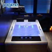 JOYEE New modern digital smart hot and cold water massage bath tub bathtubs square shower hot tubs combo