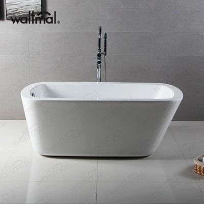 Waltmal Indoor Bathroom Mobile Price Bath Tub Acrylic Freestanding Oval tub  WTM-02529