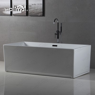 Hot Sale cUPC Approved Acrylic Rectangular Bathtub Freestanding India WTM-02517